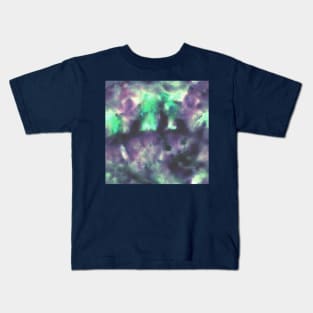 Neon Green Ice Tie-Dye Kids T-Shirt